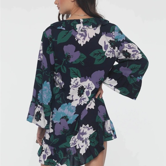 NWT Jen’s Pirate Booty Prosperity Mini Dress Twilight Large L navy multicolor - Picture 2 of 7